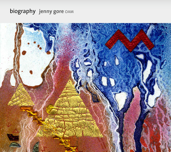 Jenny Gore Enamel - piece from Top End gallery